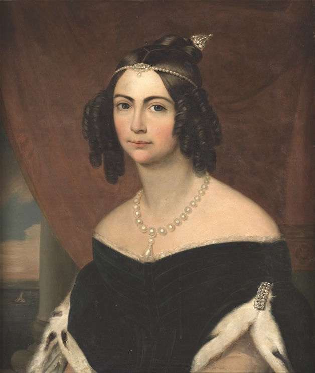 Amlie Auguste Eugnie Napolone de Beauharnais - par Friedrich Drck - vers 1839